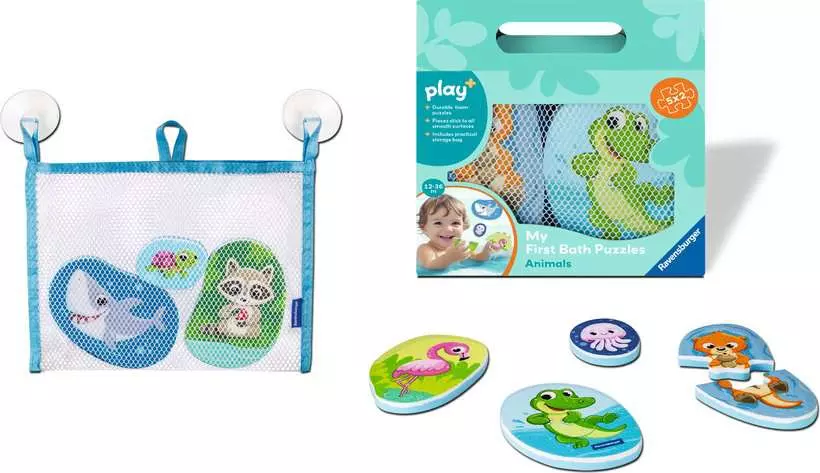 Play+ My First Bath Puzzles: Animals