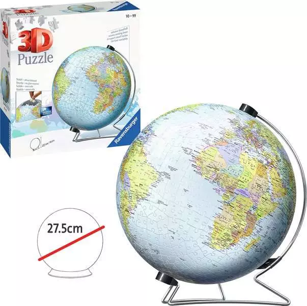 The Earth - 3D Puzzle-Ball, 540 Pieces