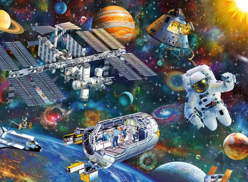 Cosmic Exploration - Children's Puzzle, 200 Pieces (XXL)