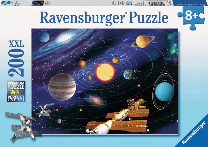 The Solar System - Children's Puzzle, 200 Pieces (XXL)