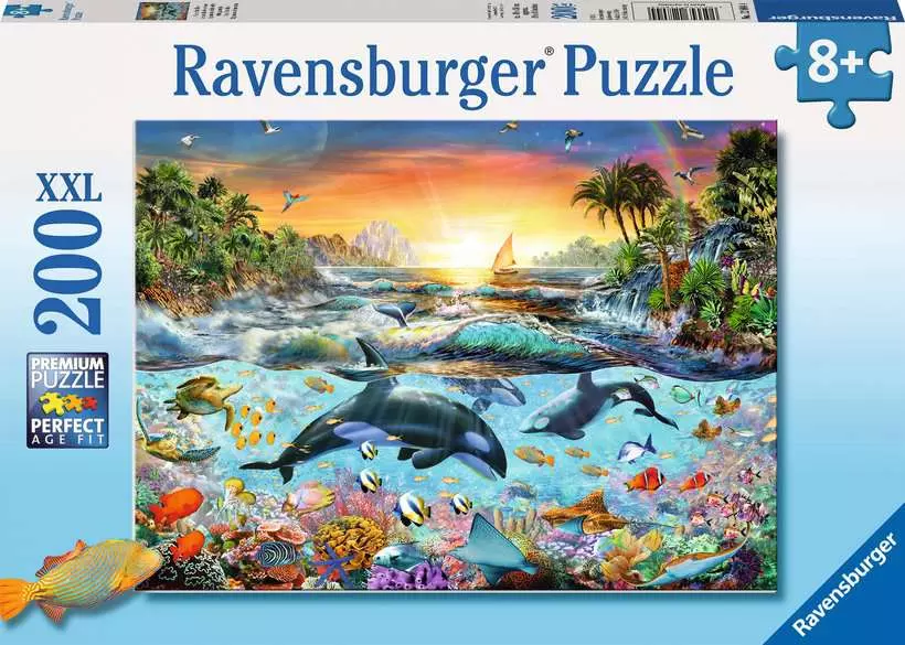 Orca Paradise - Children's Puzzle, 200 Pieces (XXL)