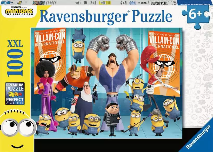 Minions 2: The Rise of Gru - Children's Puzzle, 100 Pieces (XXL)