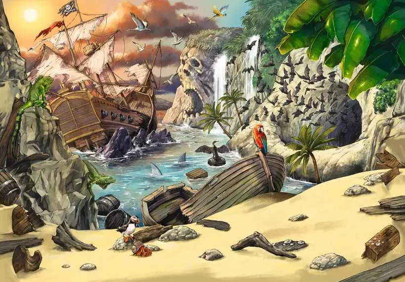 Pirate’s Peril - Escape Puzzle, 368 Pieces