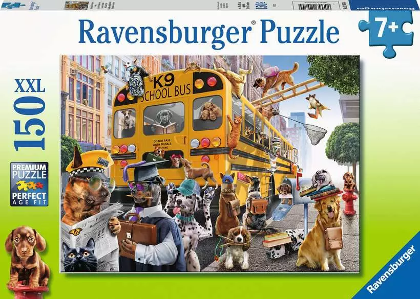 Pet School Pals - Children's Puzzle, 150 Pieces (XXL)