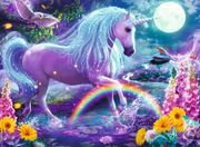 Glitter Unicorn - Glitter Puzzle, 100 Pieces (XXL)