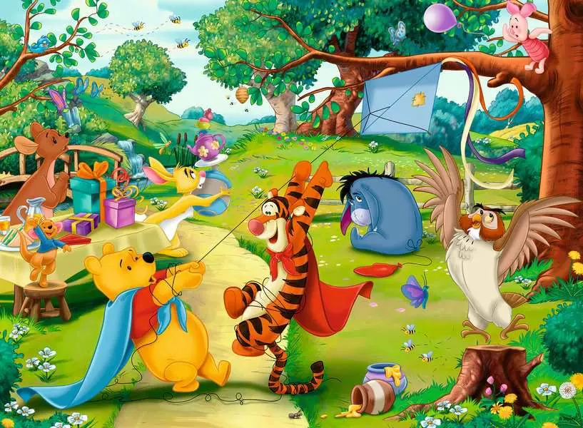 Disney Winnie the Pooh: Pooh to the Rescue - Children's Puzzle, 100 Pieces (XXL)