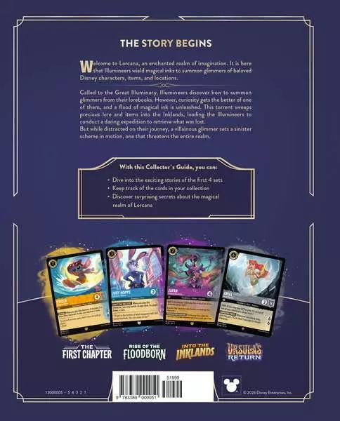 Disney Lorcana Publishing TCG: Official Collector's Guide (English) - Sets 1-4