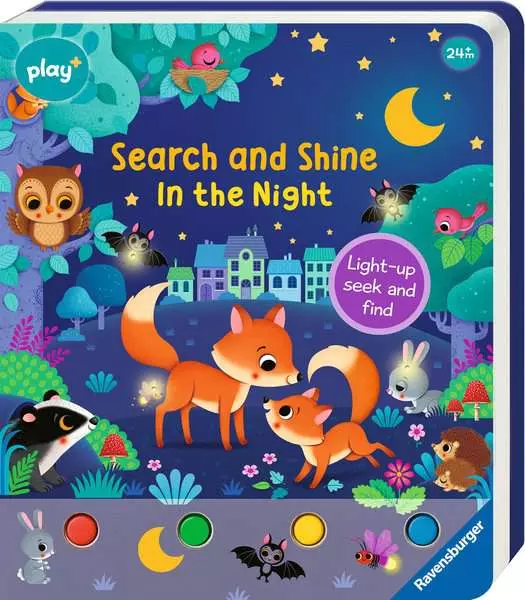 Play+ Search and Shine: In the Night - Board Book