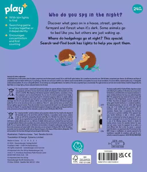 Play+ Search and Shine: In the Night - Board Book
