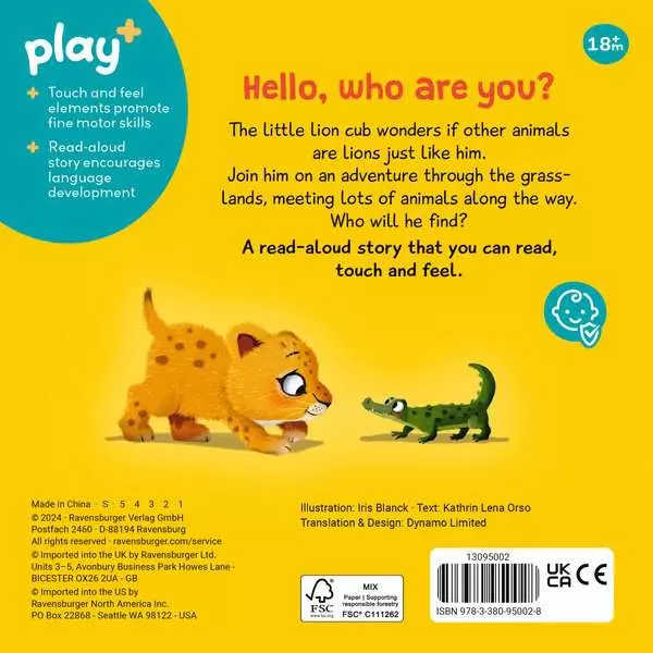 Play+ Are You A Lion Like Me? - Board Book