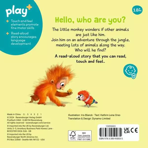 Play+ Are You A Monkey Like Me? - Board Book