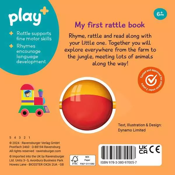 Play+ Ready, Steady, Shake: First Toys - Board Book