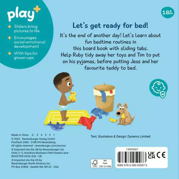 Play+ Me and My Day: Bedtime - My First Sliding Book
