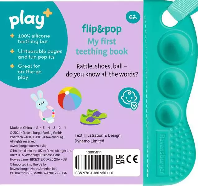 Play+ Flip & Pop: First Words - My First Teething Book