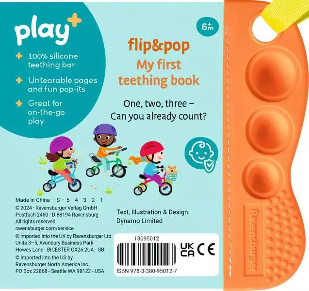 Play+ Flip & Pop: First Numbers - My First Teething Book