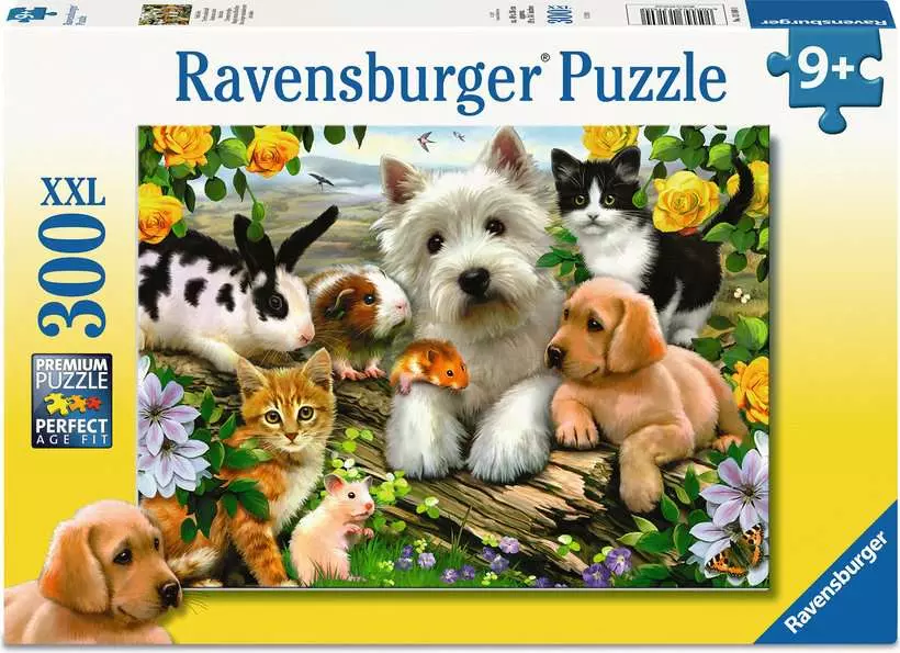 Happy Animal Buddies - Children's Puzzle, 300 Pieces (XXL)
