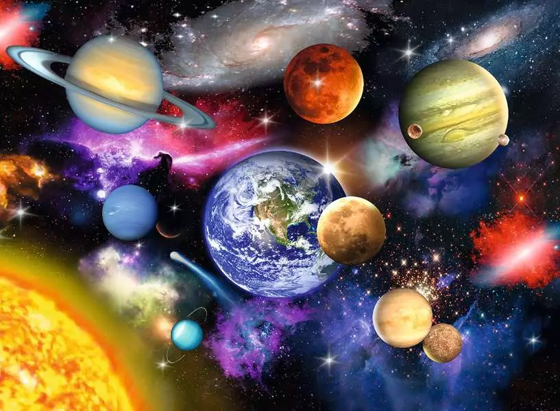 Solar System - Children's Puzzle, 300 Pieces (XXL)