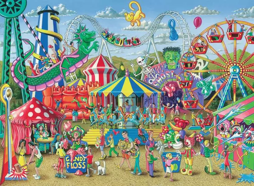 Fun at The Carnival - Children's Puzzle, 300 Pieces (XXL)