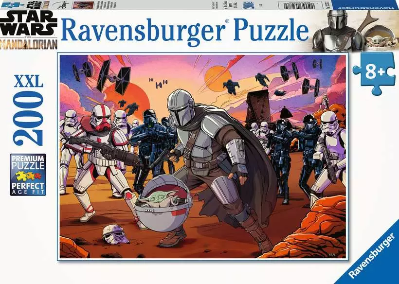 Star Wars: The Mandalorian - Face-Off - Children's Puzzle, 200 Pieces (XXL)
