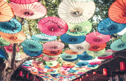 Umbrellas - Puzzle Moment, 200 Pieces