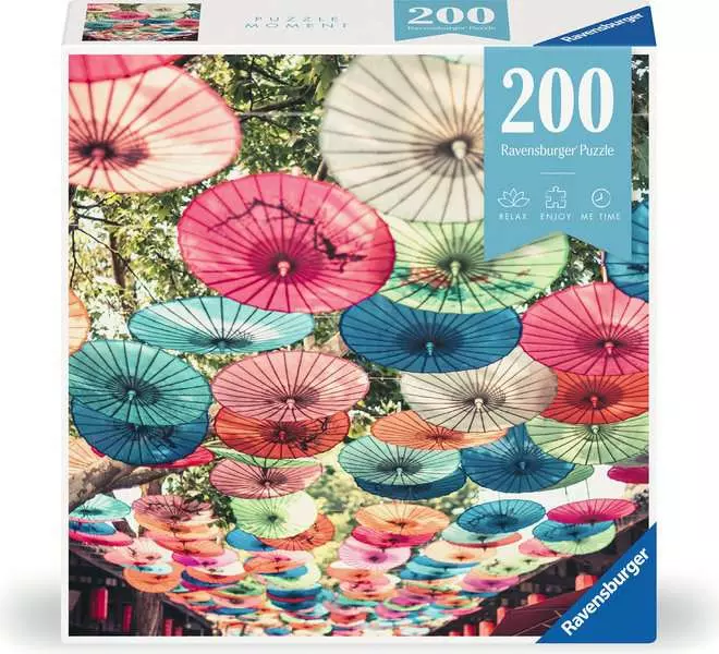 Umbrellas - Puzzle Moment, 200 Pieces