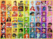 Disney Classics: Color Palette - Children's Puzzle, 100 Pieces (XXL)