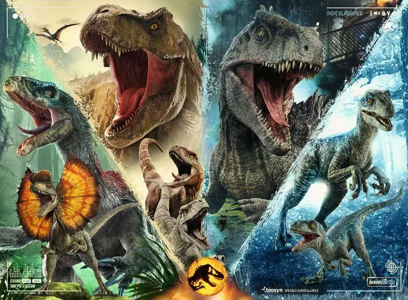 Jurassic Park: Dominion - Children's Puzzle, 100 Pieces (XXL)