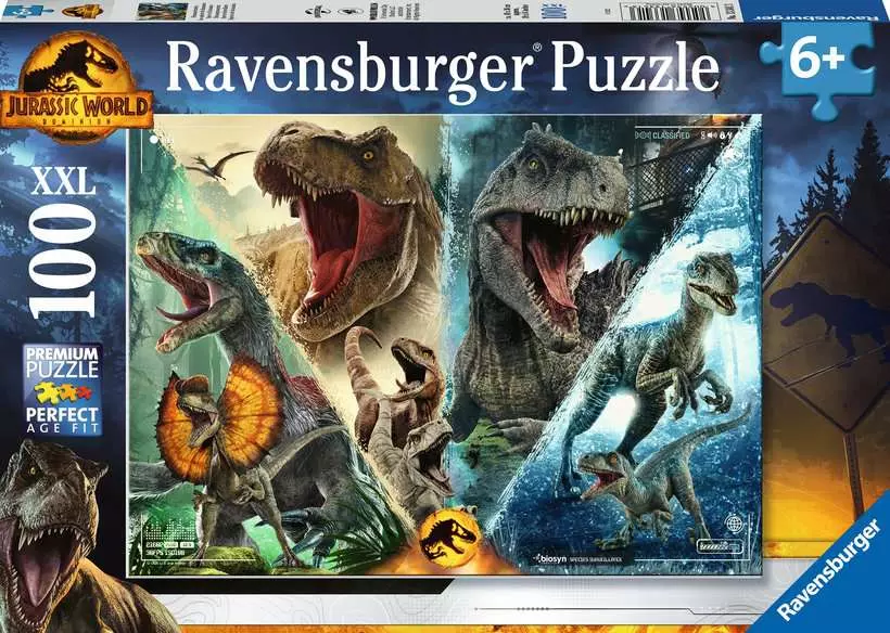 Jurassic Park: Dominion - Children's Puzzle, 100 Pieces (XXL)