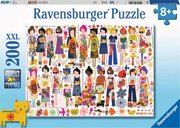 Flowers and Friends - Children's Puzzle, 200 Pieces (XXL)
