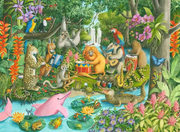 Rainforest River Band - Children's Puzzle, 100 Pieces (XXL)