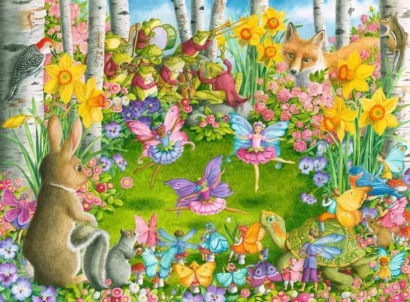 Fairy Ballet - Children's Puzzle, 100 Pieces (XXL)