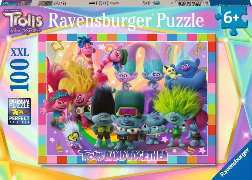Trolls Band Together - Children's Puzzle, 100 Pieces (XXL)