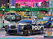 Police on Patrol - Children's Puzzle, 150 Pieces (XXL)