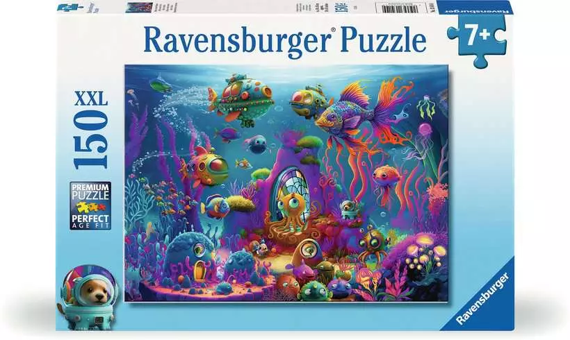 Aliens Ocean - Children's Puzzle, 150 Pieces (XXL)