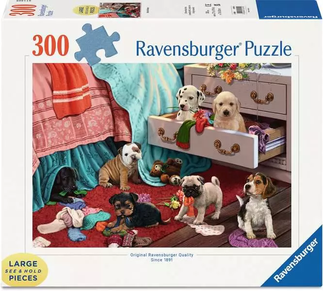 Mischief Maker - Larger Puzzle Pieces, 300 Pieces (Large)