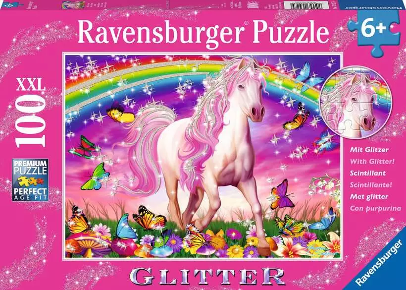 Horse Dream - Glitter Puzzle, 100 Pieces (XXL)