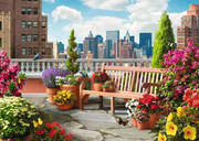 Rooftop Garden - Larger Puzzle Pieces, 500 Pieces (Large)