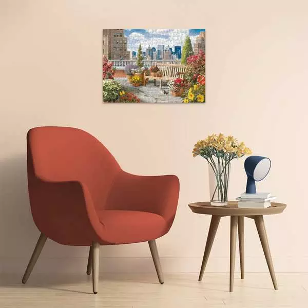 Rooftop Garden - Larger Puzzle Pieces, 500 Pieces (Large)
