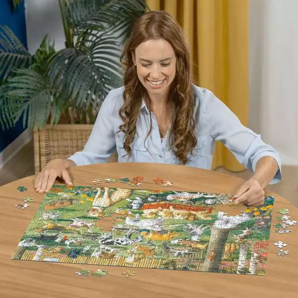 At The Dog Park - Larger Puzzle Pieces, 500 Pieces (Large)