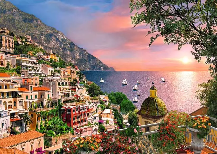 Positano - Larger Puzzle Pieces, 500 Pieces (Large)