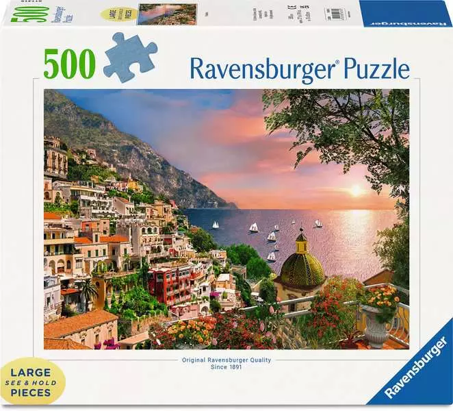 Positano - Larger Puzzle Pieces, 500 Pieces (Large)