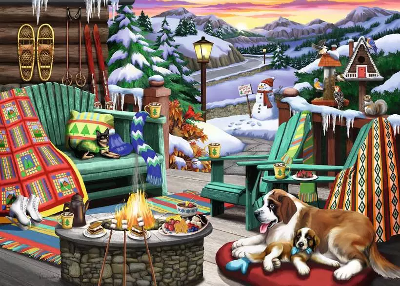 Après All Day - Larger Puzzle Pieces, 500 Pieces (Large)