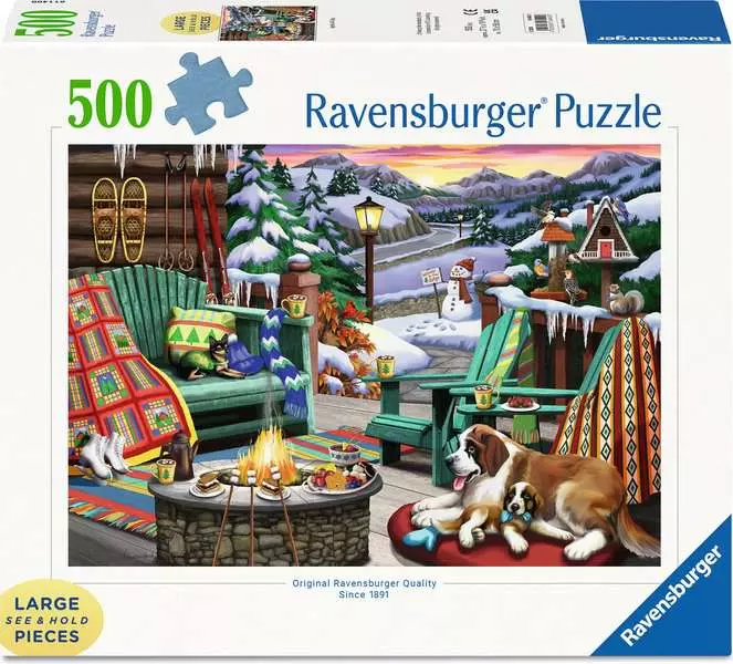Après All Day - Larger Puzzle Pieces, 500 Pieces (Large)