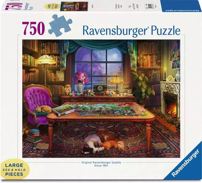 Puzzler's Place - Larger Puzzle Pieces, 750 Pieces (Large)