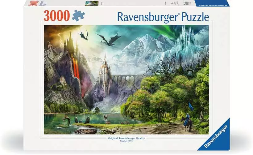 Reign of Dragons - Standard Adult Puzzle, 3000 Pieces