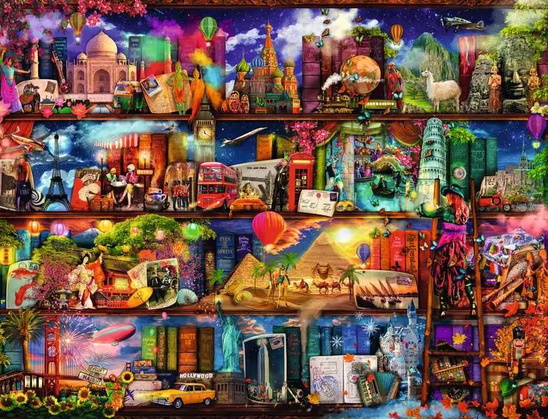 World of Books - Standard Adult Puzzle, 2000 Pieces
