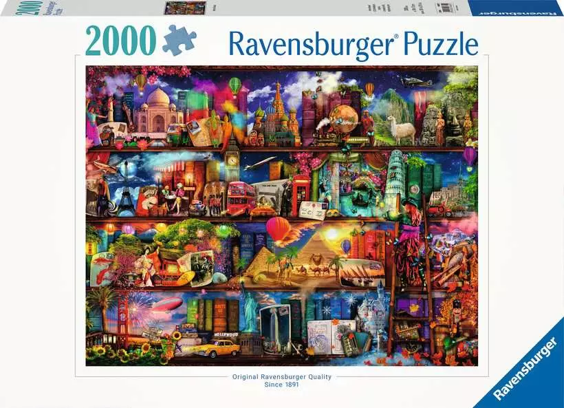 World of Books - Standard Adult Puzzle, 2000 Pieces