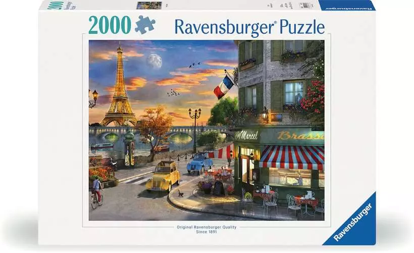 Paris Sunset - Standard Adult Puzzle, 2000 Pieces