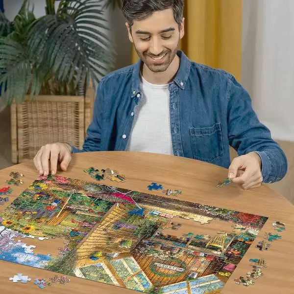 Gardener's Getaway - Larger Puzzle Pieces, 300 Pieces (Large)