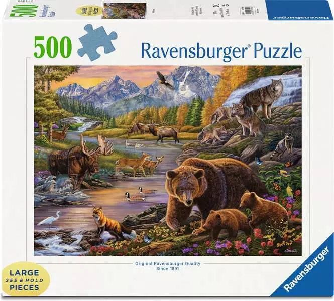 Wilderness - Larger Puzzle Pieces, 500 Pieces (Large)